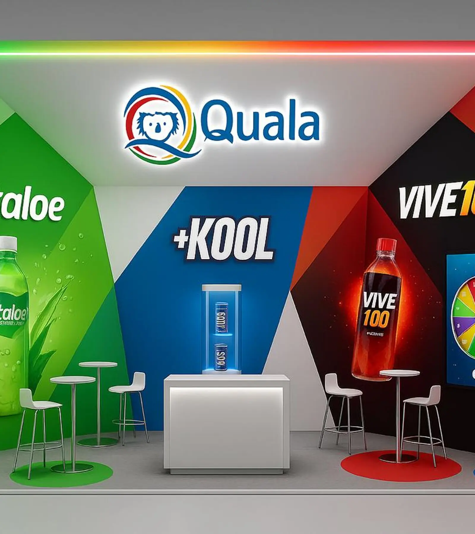 Stands para exposiciones con diseño de stands, fabricación de stands y montaje profesional